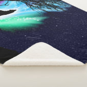 Midnight Howl Sherpa Deken (3/4)