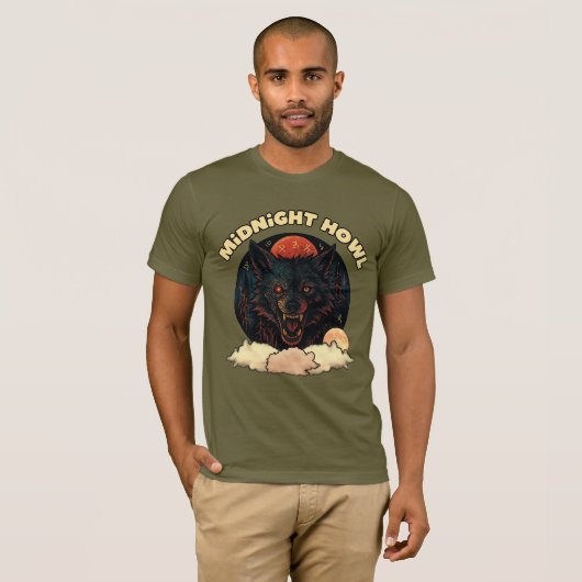 Midnight Howl T-shirt (Voorkant volledig)