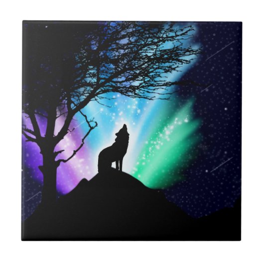 Midnight Howl Tegeltje (Voorkant)