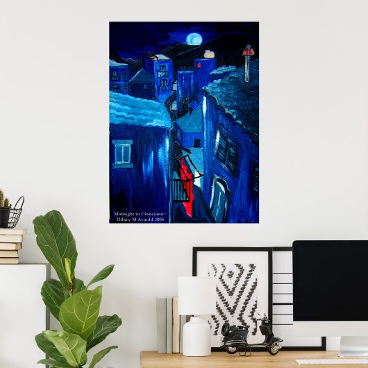 Midnight in Cianciana Poster (Thuiskantoor)