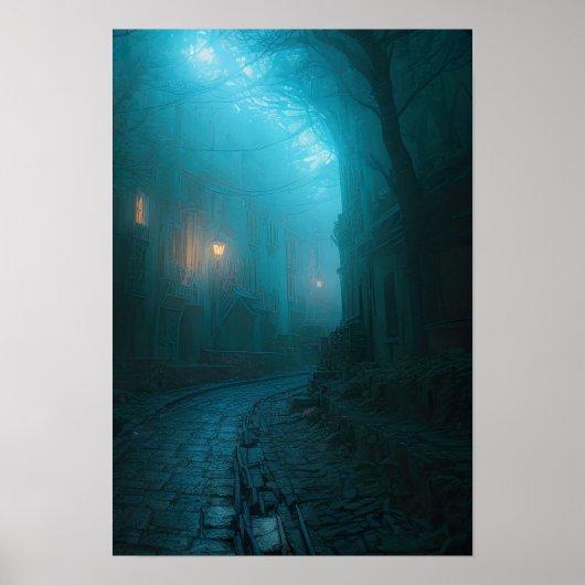 Midnight in de Enigmatische stad Poster (Voorkant)