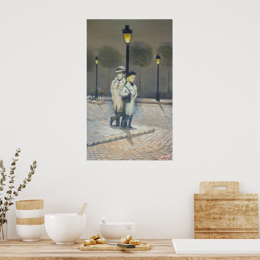 Midnight in Parijs Poster (Keuken)