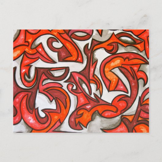 Midnight In Venice - Abstract Postcard Briefkaart (Voorkant)