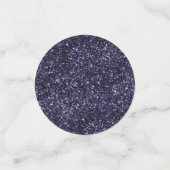 Midnight Indigo Romance | Satiny Grunge Damask Confetti (Kleine voorkant)