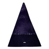 Midnight Indigo Romance | Satiny Grunge Damask Feesthoedjes (Rechts)