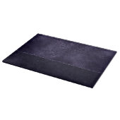 Midnight Indigo Romance | Satiny Grunge Damask Snijplank (Hoek)