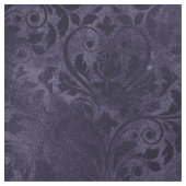 Midnight Indigo Romance | Satiny Grunge Damask Stof (Swatch)