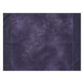 Midnight Indigo Romance | Satiny Grunge Damask Tafelkleed (Voorkant (Horizontaal))