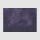 Midnight Indigo Romance | Satiny Grunge Damask Tissuepapier (Voorkant)