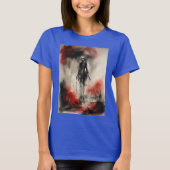 "Midnight Inferno: Devilish Aquarelle" T-shirt (Voorkant)