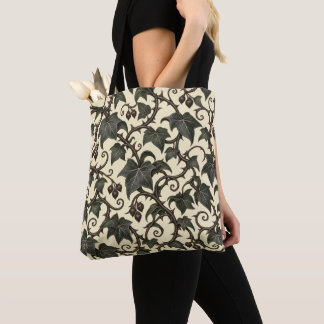 Midnight Ivy – Donkere Gotische Botanische Wingerd Tote Bag
