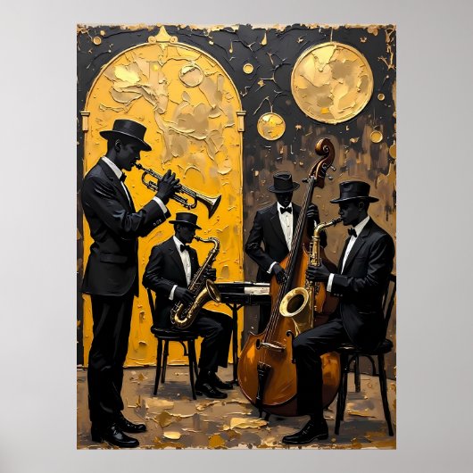 Midnight Jazz Ensemble Poster (Voorkant)