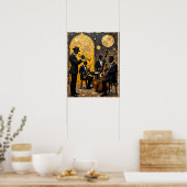 Midnight Jazz Ensemble Poster (Keuken)