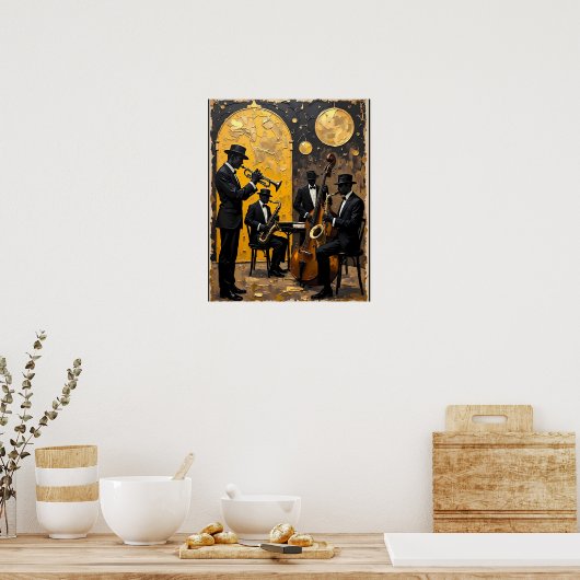 Midnight Jazz Ensemble Poster (Keuken)