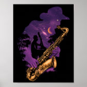 Midnight Jazz Poster (Voorkant)