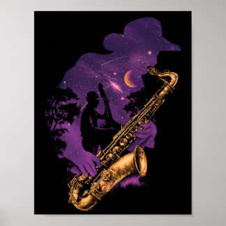 Midnight Jazz Poster