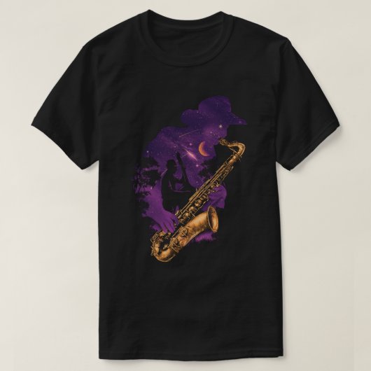 Midnight Jazz T-shirt (Design voorkant)