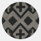 Midnight Journey I Ronde Sticker (Voorkant)