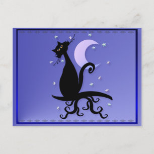 Midnight Kat Briefkaart