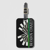 MIDNIGHT KEYS BAGAGELABEL (Voorkant (verticaal))