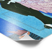 Midnight Kiss Art Deco Print Foto Afdruk (Hoek)