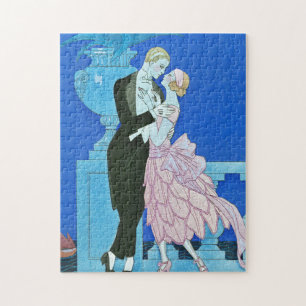 Midnight Kiss Art Deco Puzzle Legpuzzel