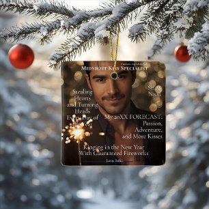 Midnight Kiss Specialist tijdschrift vriend Keramisch Ornament
