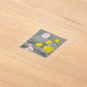 Midnight Kitty Adventure_Invitation Card Acryl Uitnodigingen (Laagn)