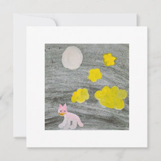 Midnight Kitty Adventure_Invitation Card Kaart