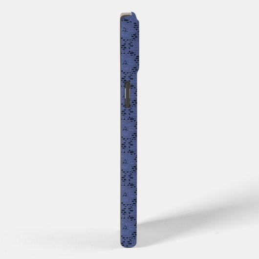 Midnight Lace Floral iPhone Case (Achterkant / Rechts)