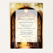 Midnight lantaarn jaren '20 Speakeasy bruiloft Kaart