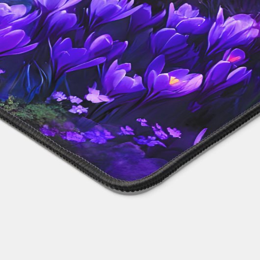 Midnight Lavender Cascade Bloesems Bureaumat (Hoek)