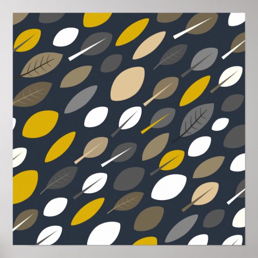 Midnight Leaves Poster (Voorkant)