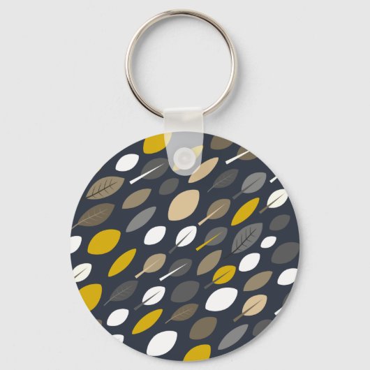 Midnight Leaves Sleutelhanger (Voorkant)