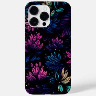MIDNIGHT LICHTGEVENDE BLOEM ONTWERP Case-Mate iPhone 14 PRO MAX HOESJE