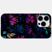 MIDNIGHT LICHTGEVENDE BLOEM ONTWERP Case-Mate iPhone CASE (Achterkant (horizontaal))