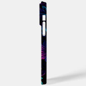 MIDNIGHT LICHTGEVENDE BLOEM ONTWERP Case-Mate iPhone CASE (Achterkant / Links)
