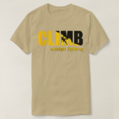 MIDNIGHT LIGHTNING Bouldering Rock-klimmen T-shirt (Design voorkant)