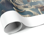 Midnight Line Dance, Skeletons kregen Da Moves Cadeaupapier (Rol Hoek)