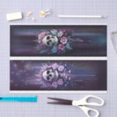 Midnight Macabre, prachtige gotische schedel in Pl Tissuepapier (Craft)