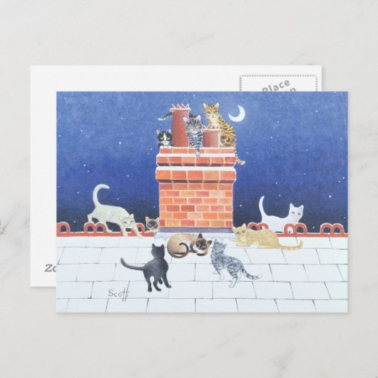 Midnight Madness Briefkaart (Voorkant / Achterkant)