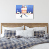 Midnight Madness Canvas Afdruk (Insitu (Slaapkamer))