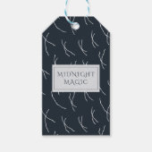 Midnight Magic Dark Navy Boutique Cadeaulabel (Voorkant)
