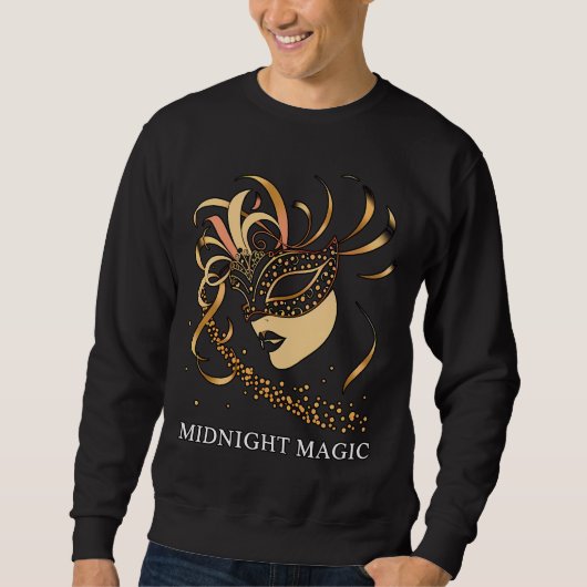 Midnight Magic Elegante Maskerade 2026 Trui (Voorkant)