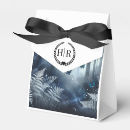 Midnight Magic en maanverlichte vleugels bruiloft Bedankdoosjes