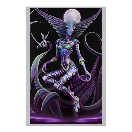 Midnight Magic of the Lunar Maiden Perfect Poster (Voorkant)