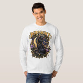 Midnight Magic Zwarte Kat T-Shirt | (Voorkant volledig)
