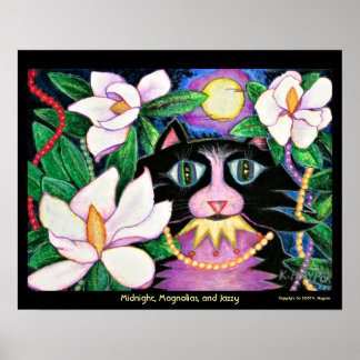 Midnight, Magnolias en Jazzy Poster