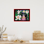 Midnight, Magnolias en Jazzy Poster (Keuken)