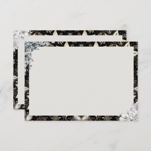 Midnight Majesty Blank Recept Kaart (Voorkant / Achterkant)